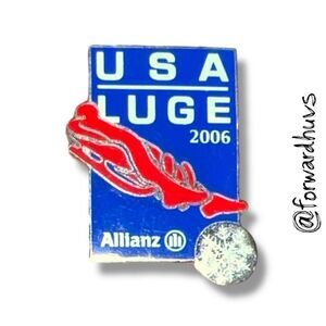Bundle Sale 3 for $15 | USA Luge 2006 Olympic Pin – Sponsored by Allianz